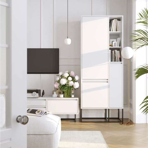 Garderobeskap Odis 80-100x202 cm - Velg bredde og farge selv