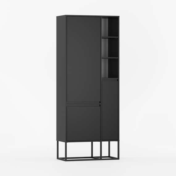 Garderobeskap Odis 80-100x202 cm - Velg bredde og farge selv