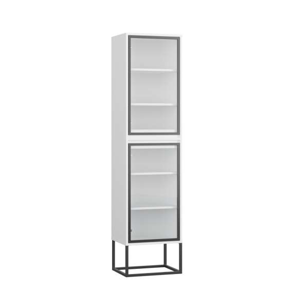 Vitrineskap Odis 40-100x202cm - Velg bredde og farge selv