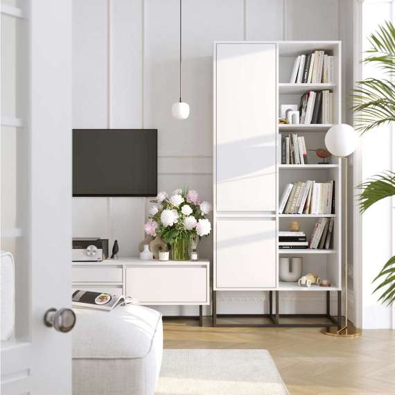 Skap - reol Odis 100-120x202cm - Velg bredde og farge selv