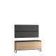 Entregarderobe Odis 40-160 cm - Benk med sittepute - Velg bredde selv