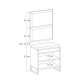 Entregarderobe Odis 40-160 cm - Benk med sittepute - Velg bredde selv