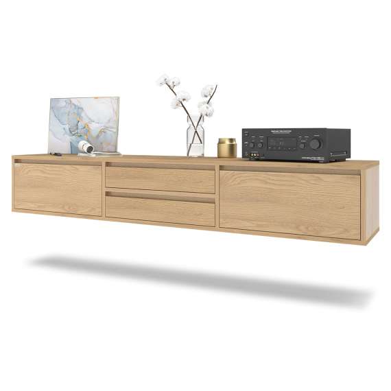 Tv-benk Ubbe WTV4S 150-180x37 cm - 2 dører - 2 skuffer - Velg farge selv