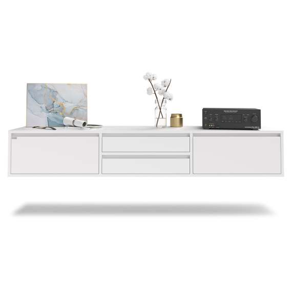 Tv-benk Ubbe WTV4S 150-180x37 cm - 2 dører - 2 skuffer - Velg farge selv