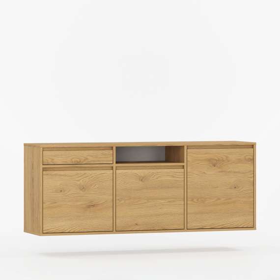 Skjenk Ubbe WTV3S 150-180x64 cm - 3 dører - Velg farge selv