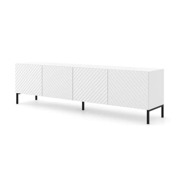 Tv-benk Surf 200 cm - hvit matt fronter