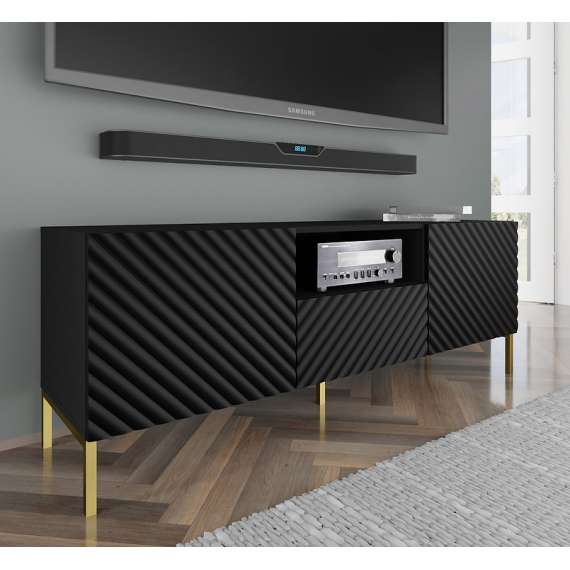 Tv-benk Surf 150 cm - 2 dører - 1 skuff