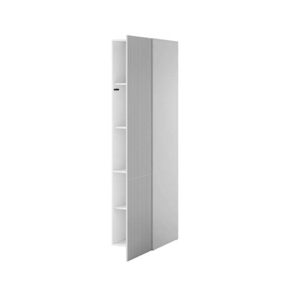 Skap Pafos 45x200 cm - Hvit matt