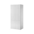Garderobeskap Pafos 90x200 cm - Hvit matt