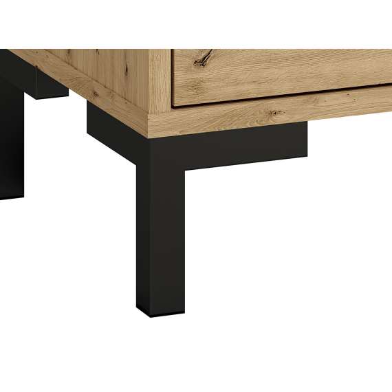 Garderobeskap Nevio 55x200 cm - eik artisan - 1 dør