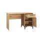 Skrivebord Nevio 120x75 cm - eik artisan - 1 dør - 1 skuff