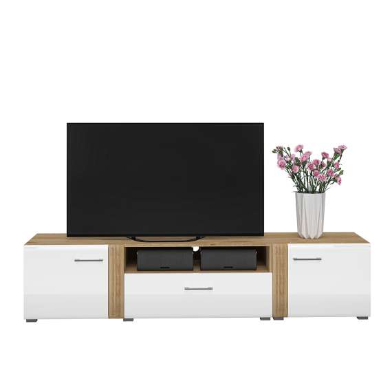 Tv-skap Adagio 60x47 cm - Hvit høyglans