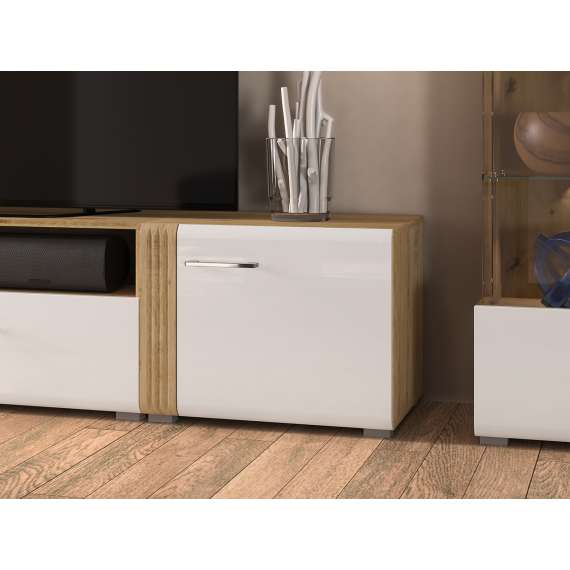 Tv-skap Adagio 60x47 cm - Hvit høyglans