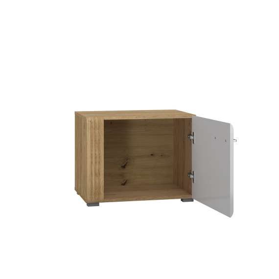 Tv-skap Adagio 60x47 cm - Hvit høyglans