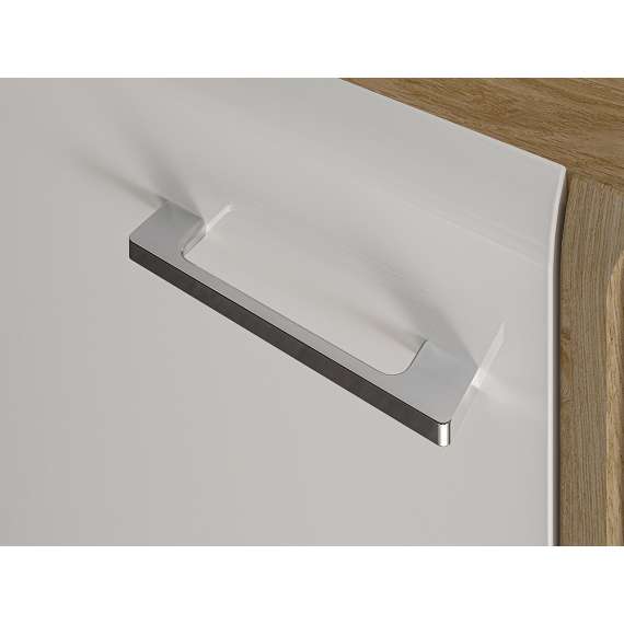 Skjenk Adagio 134x90 cm - Hvit høyglans