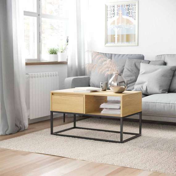 Stuebord Bjorn 90x50 cm - Høy - med metallben