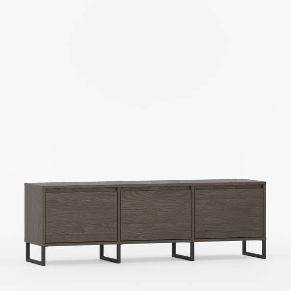 Tv-benk Bjorn 150-180x49 cm - Høy - med metallben