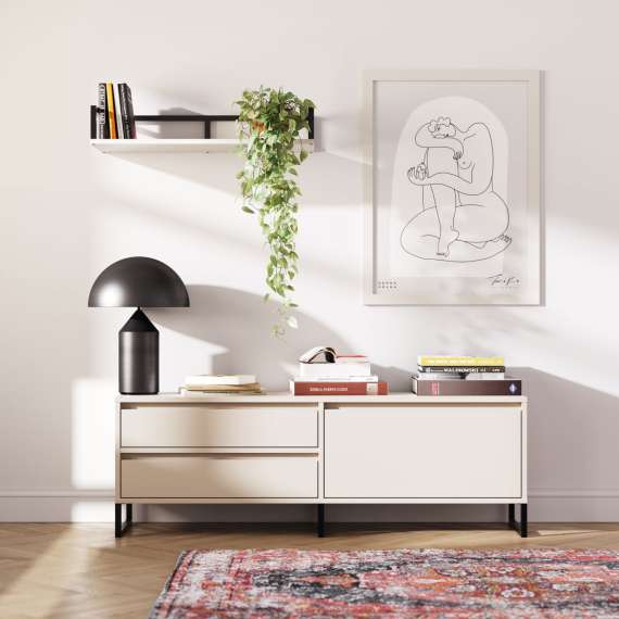 Tv-benk Bjorn 100-145x49 cm - Velg bredde og farge selv