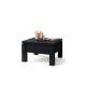Sofabord Oslo 80-160 cm - svart matt
