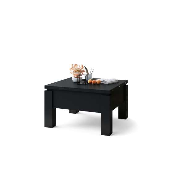 Sofabord Oslo 80-160 cm - svart matt