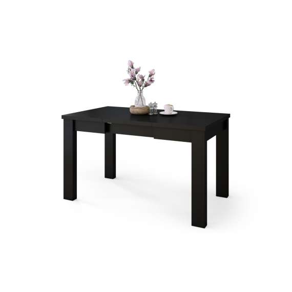 Spisebord Fonte 85-130 cm - Svart matt