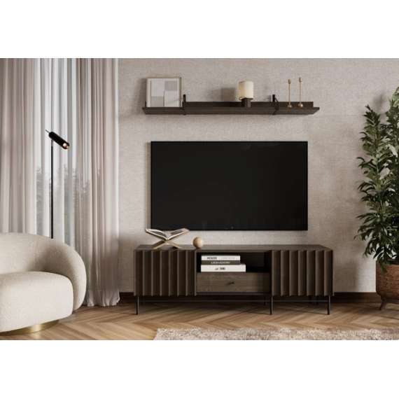 Tv-bord Piemonte 165x55 cm - med ben