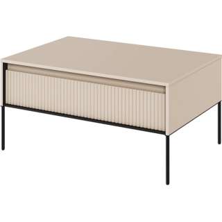 Stuebord Trend 100x49 cm - metallben - Beige