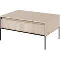 Stuebord Trend 100x49 cm - metallben - Beige