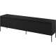 Tv-benk Trend 193x56 cm - metallben - 4 dører - Svart matt