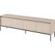 Tv-benk Trend 193x56 cm - metallben - 4 dører - Beige