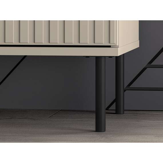 Vitrineskap SOPHIE 92 x151 - 2 dører - spiler