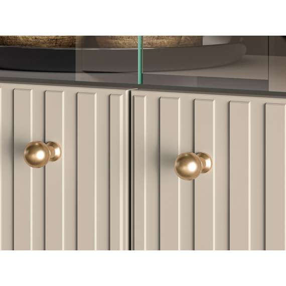 Vitrineskap SOPHIE 92 x151 - 2 dører - spiler