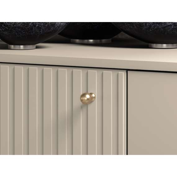 Kommode SOPHIE 120x85 - 1 dør 3 skuffer - spiler