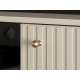Tv-benk SOPHIE 160x53  - cashmere - 2 dører - riller
