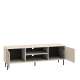 Tv-benk SOPHIE 160x53  - cashmere - 2 dører - riller