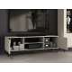 Tv-benk SOPHIE 160x53  - cashmere - 2 dører - riller