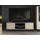 Tv-benk SOPHIE 160x53  - cashmere - 2 dører - riller
