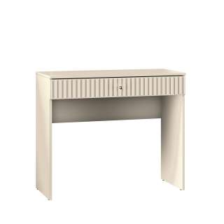Sminkebord SOPHIE 92x78 - cashmere - 1 skuff - riller