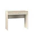 Sminkebord SOPHIE 92x78 - cashmere - 1 skuff - riller