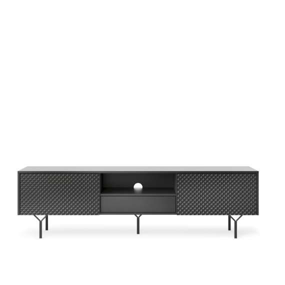 Tv-benk Raven 180x51 cm - Svart