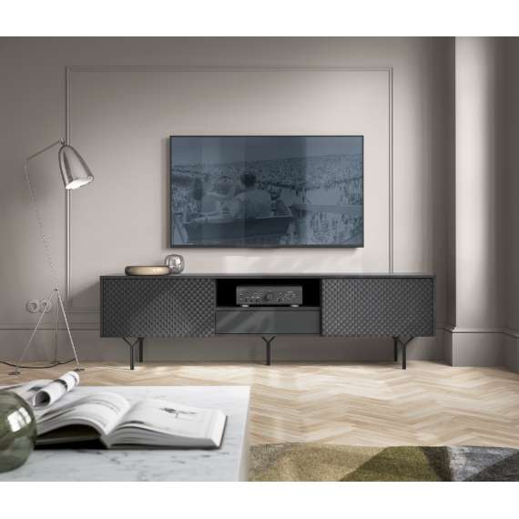 Tv-benk Raven 180x51 cm - Svart
