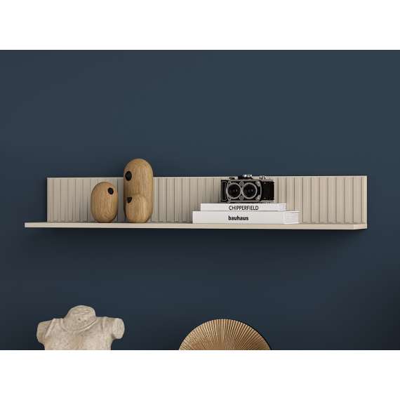 Hylle SOPHIE 120x18 cm - cashmere - riller