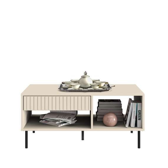 Salongbord  SOPHIE 100x60 cm - caskmere - 1 skuff