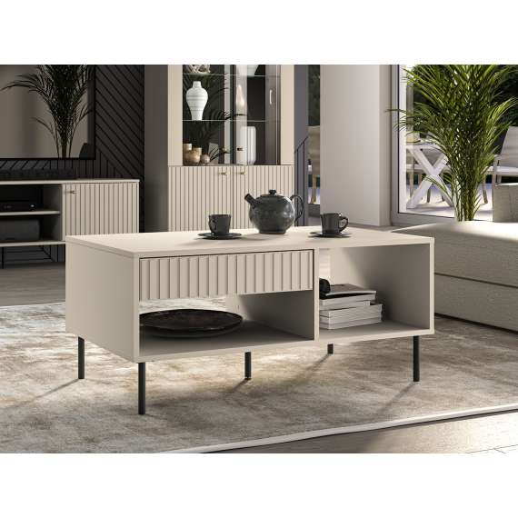 Salongbord  SOPHIE 100x60 cm - caskmere - 1 skuff