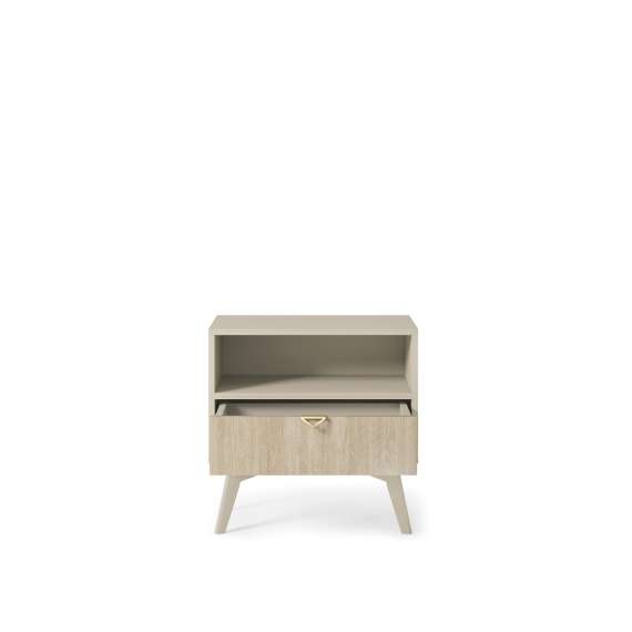 Nattbord FOREST sand 54x54x38 cm med skuff