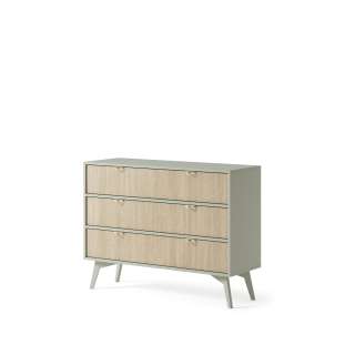 Kommode FOREST 106x80x38 cm - 3 skuffer