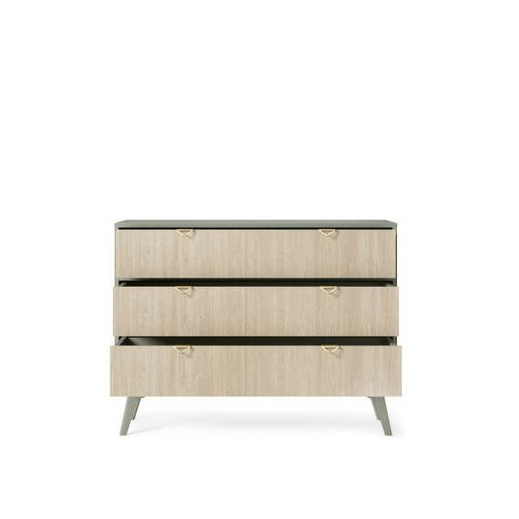 Kommode FOREST 106x80x38 cm - 3 skuffer