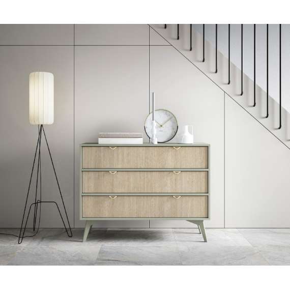 Kommode FOREST 106x80x38 cm - 3 skuffer