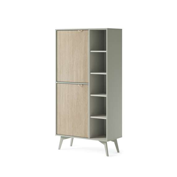 Skap FOREST 80x160x38 cm - 2 dører og hyller