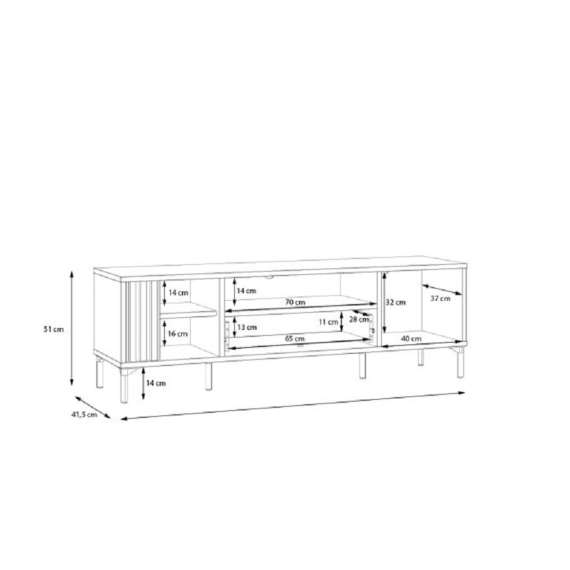 Tv-benk Joakim 160 cm
